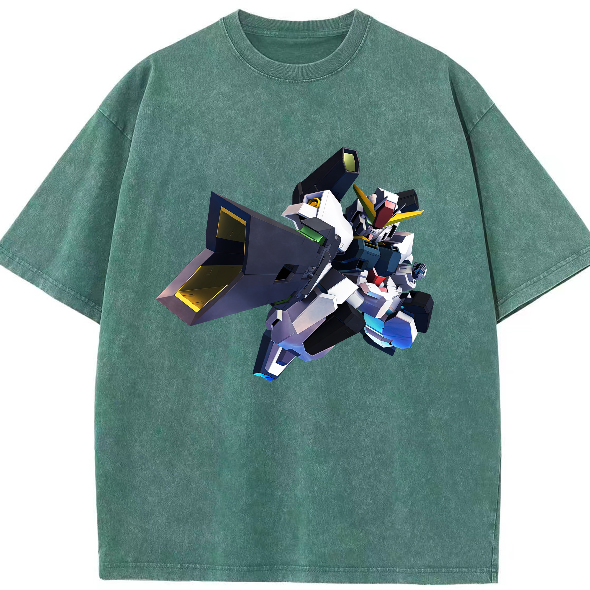 （画像用） 機動戦士ガンダム Mobile Suit Gundam 綿100% ヴィンテージ風 半袖Tシャツ（フロントプリント）